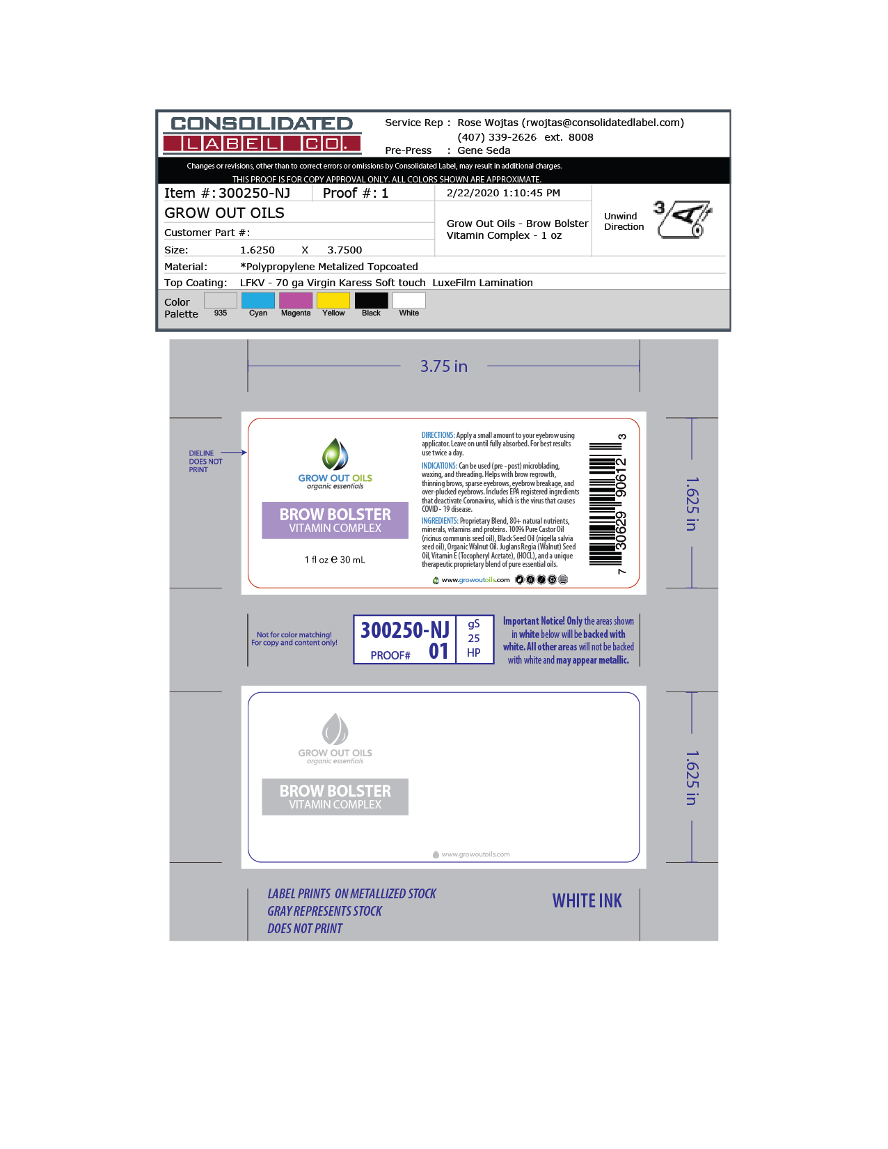 Specialty Oils Labels_Brow